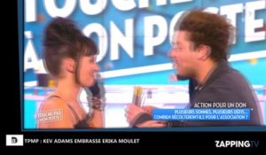 TPMP : Kev Adams embrasse Erika Moulet en direct sur le plateau (Vidéo)