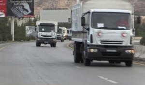 Syrie: des convois d'aide humanitaire ont pénétré dans des villes assiégées