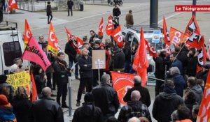 Brest. 350 personnes contre la réforme du droit du travail