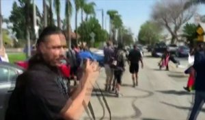 Violences entre membres du Ku Klux Klan et militants hostiles en Californie