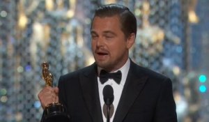 Le discours de Leonardo DiCaprio pour son Oscar du meilleur acteur remporté pour The Revenant en 2016 !!