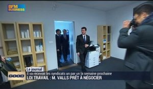 Loi du Travail : Manuel Valls prêt à négocier