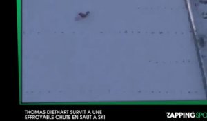 Thomas Diethart survit miraculeusement à une terrible chute en saut à ski (vidéo)