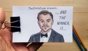 Le livre animé de Leonardo DiCaprio et son Oscar