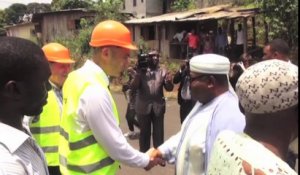 Gabon : Ali Bongo visite un chantier à Beau-Séjour