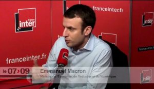 Emmanuel Macron : "Le but d'une loi n'est pas de plaire à Pierre, Paul, Jean ou Jacques"