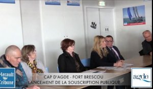 CAP D'AGDE - 2016 - FORT BRESCOU  LANCEMENT DE LA SOUSCRIPTION PUBLIQUE