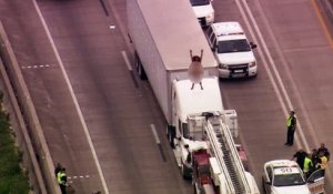 Une femme danse sans vêtements sur un camion et provoque des bouchons monstres