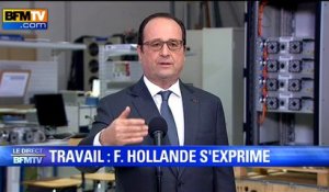 Hollande: "L'idée n'est pas de retirer ce qui n'a pas encore été adopté"