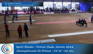 Troisième tour, finales -15 et -18 ans, France Clubs Jeunes, Eybens 2016