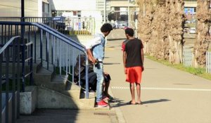 La situation de  réfugiés dans des cabanes en bois à Zurich