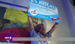 Allemagne: percée de la droite populiste, Merkel sous pression