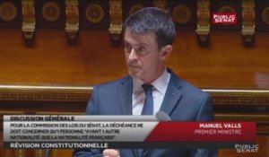 Révision constitutionnelle : Valls attaque le Sénat sur sa « posture »