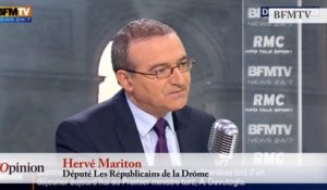 19 mars - Hervé Mariton : « Les Français n’attendent pas une bataille de récréation »