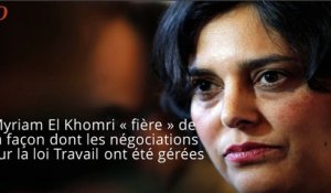 Myriam El Khomri : « le compromis c'est l'inverse du recul »