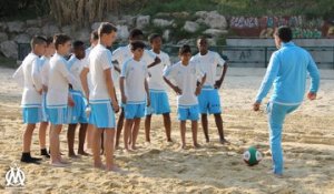 U14 : initiation au beach soccer avec un champion du monde
