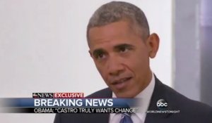 Obama affirme que Castro «souhaite réellement changer»