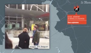Le déroulé des attaques survenues à Bruxelles