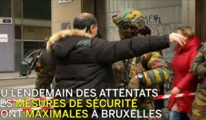 Contrôles de sécurité drastiques à Bruxelles après les attentats