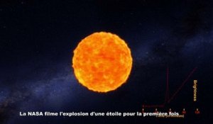 La NASA filme l'explosion d'une étoile pour la première fois