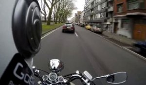 Road Rage entre un motard et un automobiliste à Liège