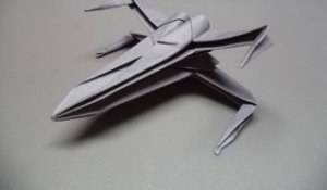 Comment réaliser un X-Wing en origami