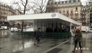 Place de la République : la Maire inaugure le nouveau café Fluctuat Nec Mergitur