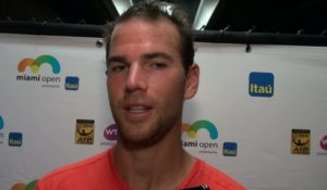 Tennis - ATP - Miami : Mannarino «Un peu dommage de conclure sur un point de pénalité»