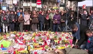 À Bruxelles, l'hommage aux victimes perturbé