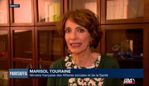 "Je suis en Israël pour améliorer la coopération entre Israël et la France", Marisol Touraine