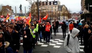 Saint-Quentin : manifestation contre la loi Travail