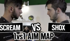 SHOX vs SCREAM 1vs1 AIM MAP CSGO [ENGLISH SUB]