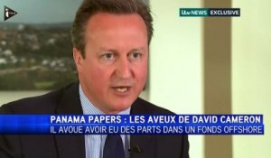 Cameron admet avoir détenu des parts dans un fonds offshore