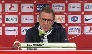 Réaction d'Alex Dupont après Stade Brestois 29 - Le Havre AC