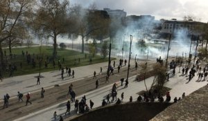 Manifestation sous tension à Nantes