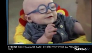 Un bébé atteint d’une maladie rare voit pour la première fois (vidéo)