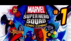 Marvel Super Hero Squad: Comic Combat Walkthrough Part 1 (PS3, X360, Wii) Level 1