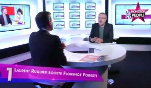 Laurent Ruquier booste Florence Foresti, Pierre Ménès évoque son poids et Jean-Paul Belmondo gâte sa fille, le TOP 3 des news people