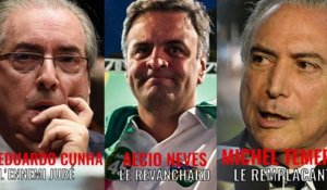 Ces trois hommes veulent la peau de Dilma Roussef, la présidente du Brésil