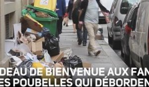 Euro 2016 : Paris croule sous les ordures