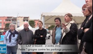 CAP D'AGDE - 2016 - " Petite " grogne contre' les parkings payants