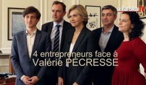 Valérie Pécresse face à 4 entrepreneurs