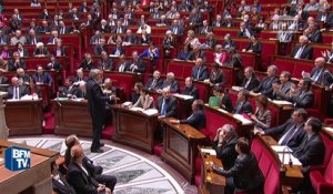 Les députés de droite raillent "Hé oh la gauche" et son leader Stéphane Le Foll