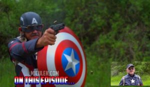 Ce gars teste le bouclier de Captain America pour de vrai !