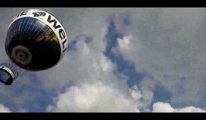 Allemagne: Une montgolfière touristique, ballotée par les vents, contrainte à atterrir d'urgence - Regardez