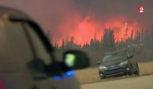 Incendie au Canada : l'incroyable fuite des habitants au milieu des flammes