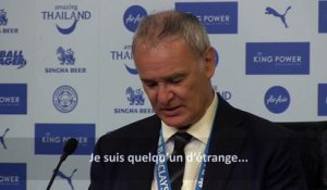 Leicester - Beaucoup d'émotion pour Ranieri