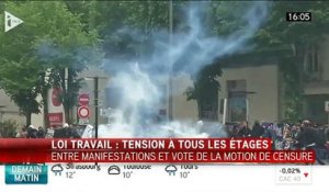 Loi Travail: Incidents à Paris, Nantes, Montpellier et Rennes