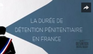 La durée de détention pénitentiaire en France - DESINTOX - 12/05/2016