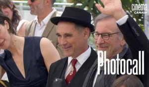 Steven Spielberg, Mark Rylance (Le Bon Gros Géant) - Photocall Officiel - Cannes 2016 CANAL+